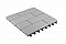 WPC prepletena ploščica (svetlo siva) 23 x 300 x 300 mm
