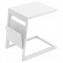 Kovinska stranska mizica LISBON (bela) - bela