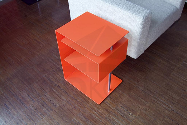 miza RADIUS DESIGN (X-CENTRIC TABLE oranžna 530B) oranžna