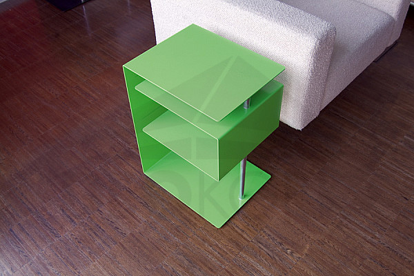 Miza RADIUS DESIGN (X-CENTRIC TABLE grün 530D) zelena