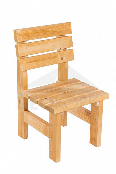 Masivni lesen vrtni stol TEA 01 debeline 38 mm