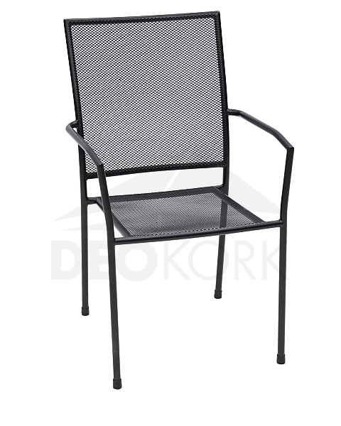 AKCIJA Kovinski stol MAYA (črn)
