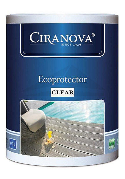 Zaščitno sredstvo Ciranova - ECOPROTECTOR CLEAR teak oil 1 l