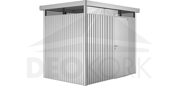Vrtna hiška BIOHORT Highline H2 275 × 195 cm (srebrna kovinska)