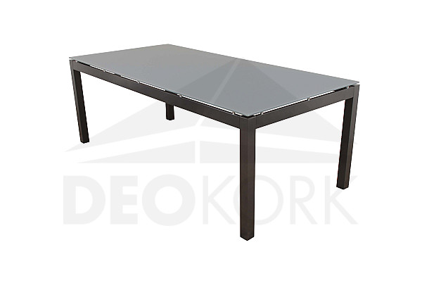Aluminijasta miza SALERNO 150x90 cm