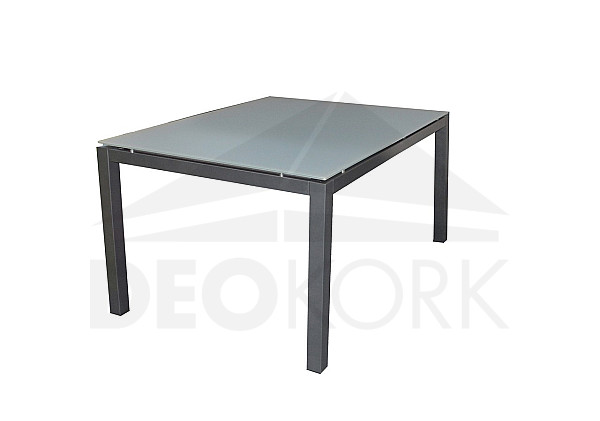 Aluminijasta miza SALERNO 90x90 cm