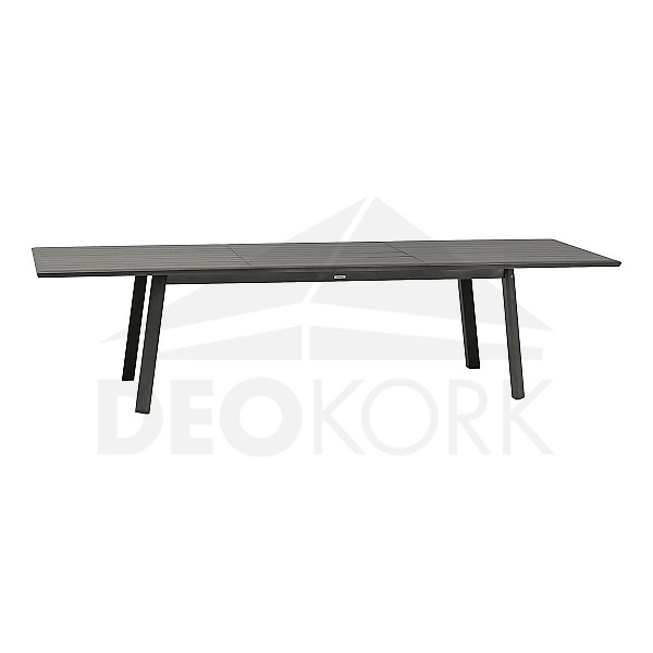 Aluminijasta miza NOVARA 220/314 cm (antracit)