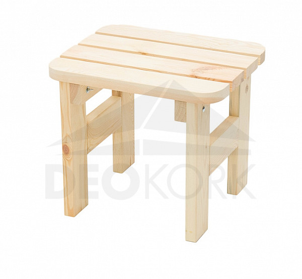 Masivni lesen vrtni stol iz borovega lesa 22 mm