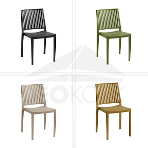Plastični stol HELSINKI (različne barve)