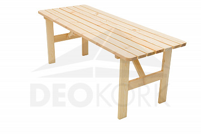 Masivna miza iz borovine 30 mm (različne dolžine)