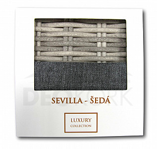 Vzorci sivega kompleta Seville
