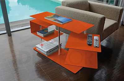 RADIUS DESIGN miza (X-CENTRIC TABLE 2 oranžna 570B) oranžna
