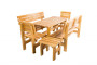 Masivni lesen vrtni stol TEA 03, debeline 38 mm