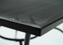 Kovinska miza QUADRA 100x100 cm (črna)