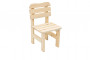 Masivni lesen vrtni stol iz borovega lesa 32 mm