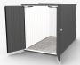 Večnamenska prostorna škatla za shranjevanje Minigarage (temno siva kovinska)