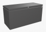 Dizajnersko namenska škatla LoungeBox (temno siva kovinska)