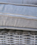 Garnitura iz ratana PAOLA siva (blazine GRATIS)