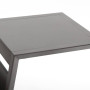 Kovinska stranska mizica LISBON (sivo-rjava)