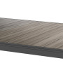 Aluminijasta miza LIVORNO 214/274x110 cm (antracit)