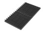 Mozaik WPC prepletena ploščica (temno siva) 23 x 300 x 300 mm