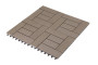 WPC prepletena ploščica mozaik (tik) 23 x 300 x 300 mm