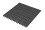 WPC prepletena ploščica (temno siva) 23 x 300 x 300 mm