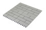 WPC prepletena ploščica (svetlo siva) 23 x 300 x 300 mm