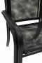 Kovinski fotelj NANCY (črn)