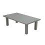 Po višini nastavljiva aluminijasta miza 140x80 cm TITANIUM (2v1)