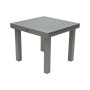 Raztegljiva in po višini nastavljiva aluminijasta miza 90/150x90 cm TITANIUM (2v1)